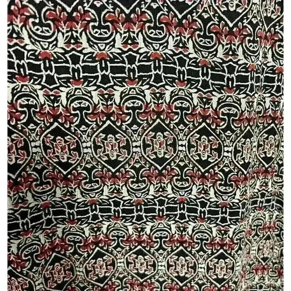 Abercrombie & Fitch Womens SM Boho Midi Shift Dress Multi Color Lace Long Sleeve - Picture 14 of 16